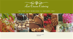 Desktop Screenshot of loricravencatering.com